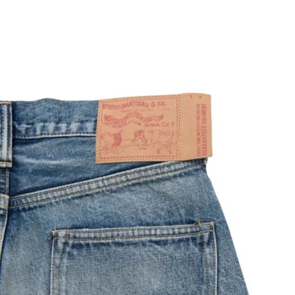 Studio D'Artisan Ivy Used Wash Blue Denim Jeans - Picture 5 of 6